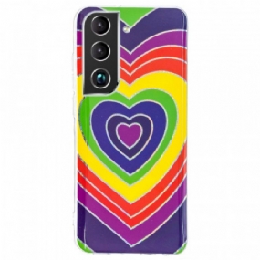 Kryt Samsung Galaxy S22 5G Psychedelické Srdce