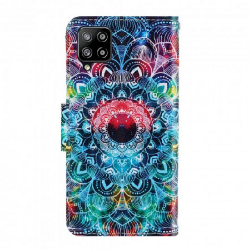 Flipové Puzdro Samsung Galaxy A22 Okázalá Strappy Mandala