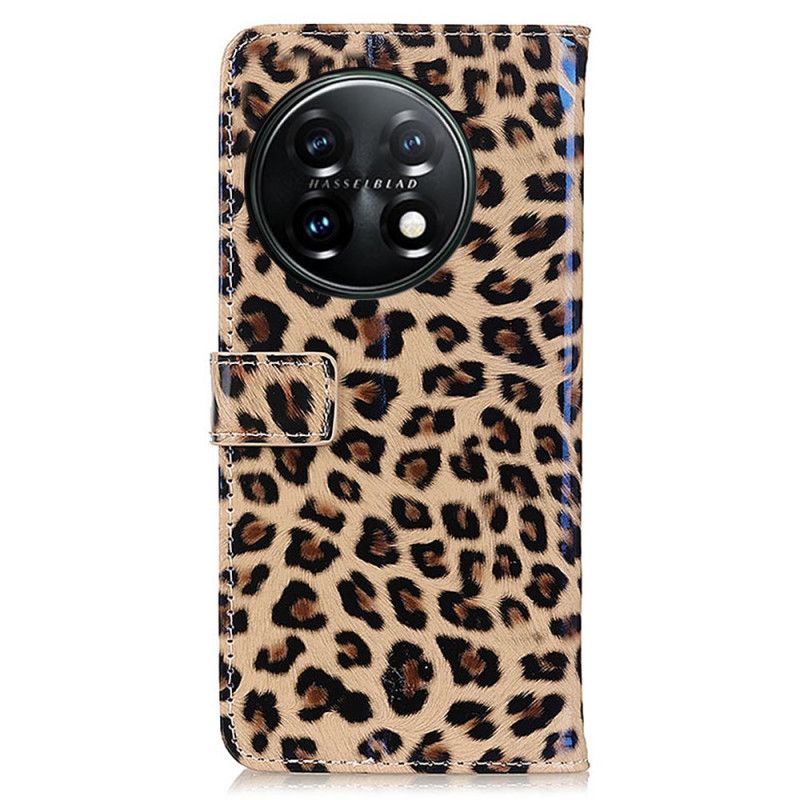 Flipové Puzdro OnePlus 11 5G Leopard