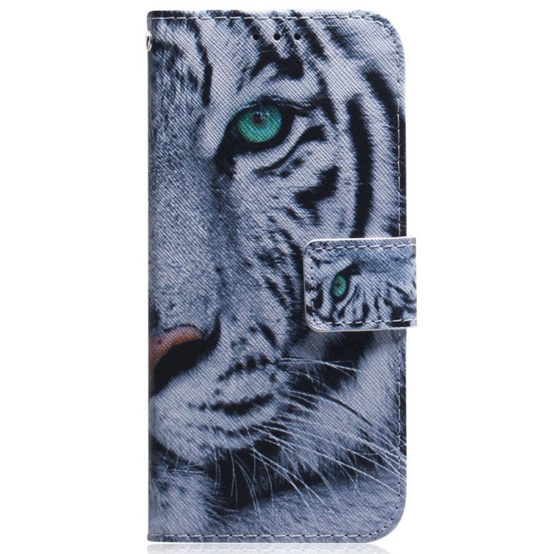 Kožené Puzdro OnePlus 11 5G Biely Tiger