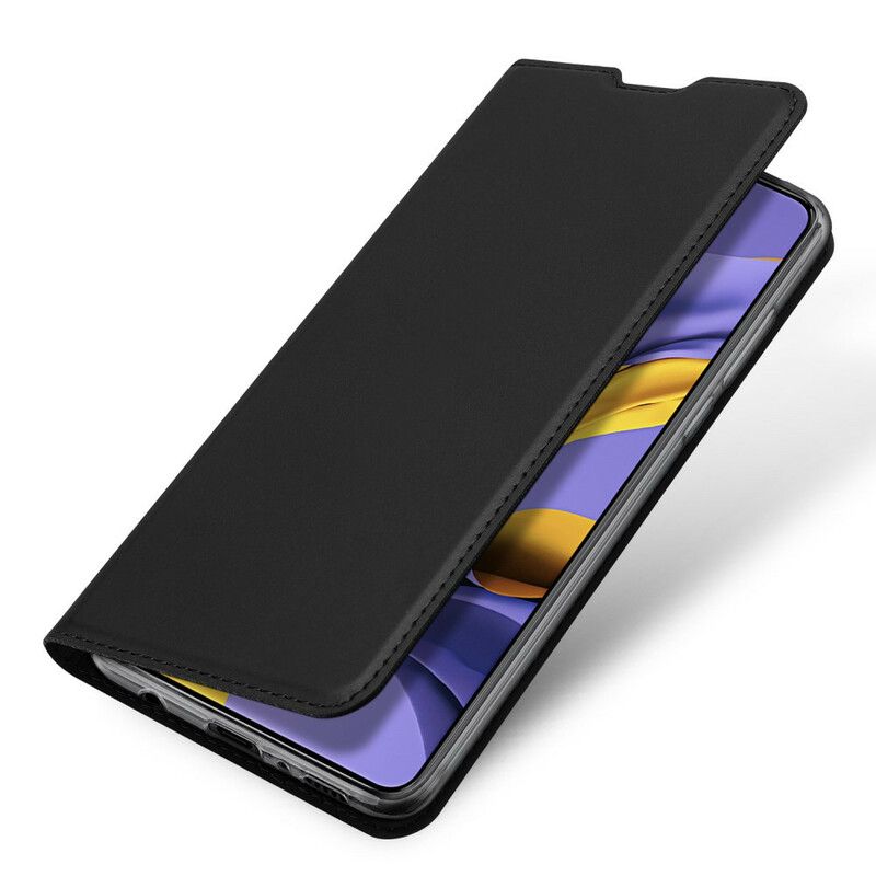 Flipové Puzdro Samsung Galaxy A71 Kožené Puzdro Skin Pro Dux Ducis