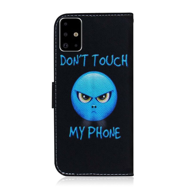 Kožené Puzdro Samsung Galaxy A71 Emoji Telefón