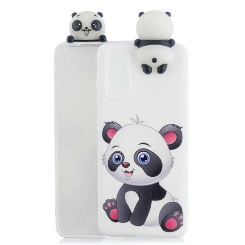 Kryt Samsung Galaxy A71 Roztomilá 3d Panda