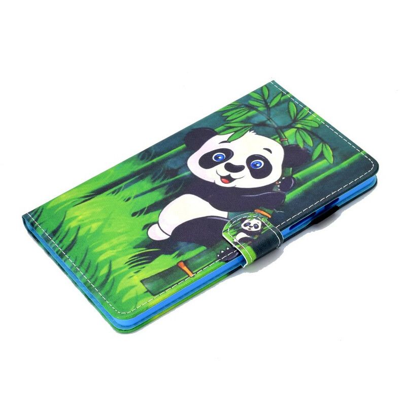 Kožené Puzdro Samsung Galaxy Tab A7 Lite Panda