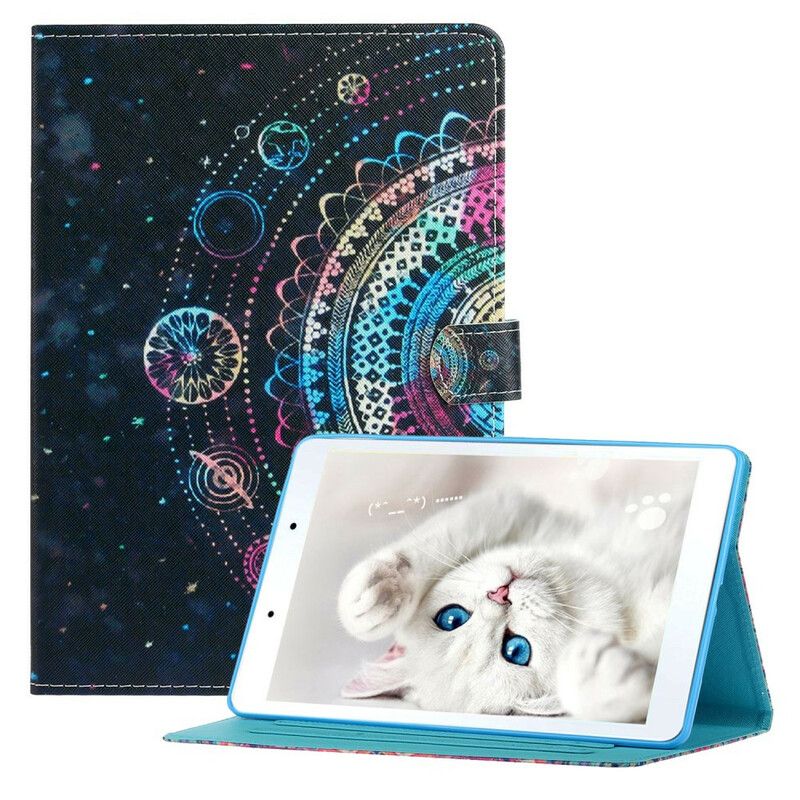 Kožené Puzdro Samsung Galaxy Tab A7 Lite Séria Umenia Mandala