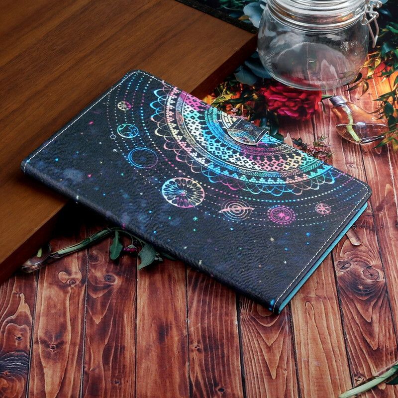 Kožené Puzdro Samsung Galaxy Tab A7 Lite Séria Umenia Mandala