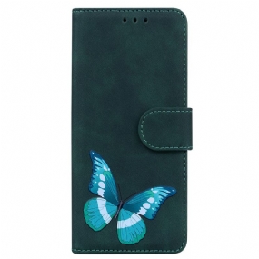 Flipové Puzdro Samsung Galaxy A53 5G Skin-touch Butterfly