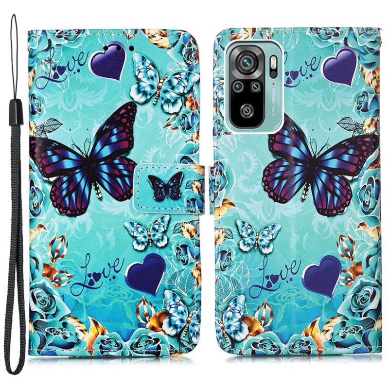 Kožené Puzdro Samsung Galaxy A53 5G Tangá Butterflies