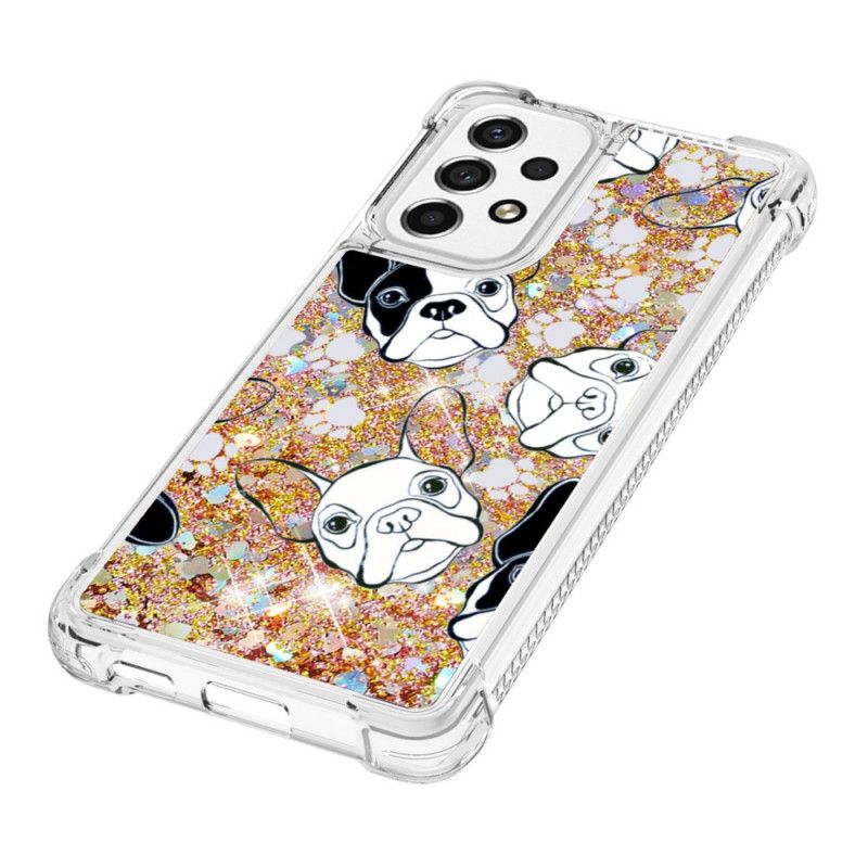 Kryt Samsung Galaxy A53 5G Pán Dog Sequins