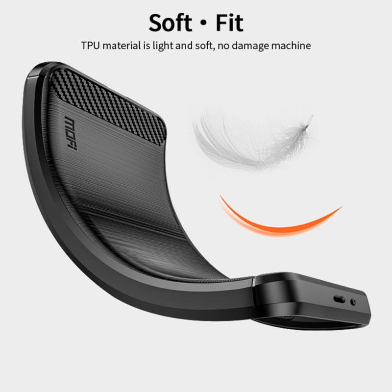 Kryt Xiaomi 14t Pro Kryt Na Mobil Kartáčované Uhlíkové Vlákno