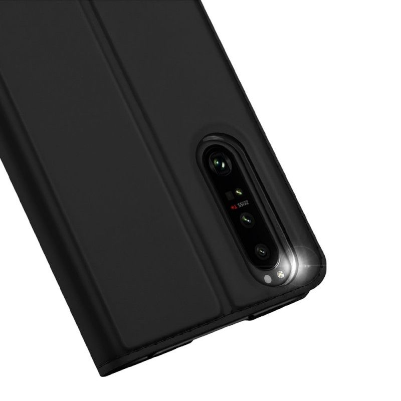 Flipové Puzdro Sony Xperia 1 IV Kožené Puzdro Skin Pro Series Dux Ducis