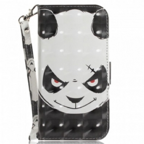 Kožené Puzdro Sony Xperia 1 IV Strappy Panda