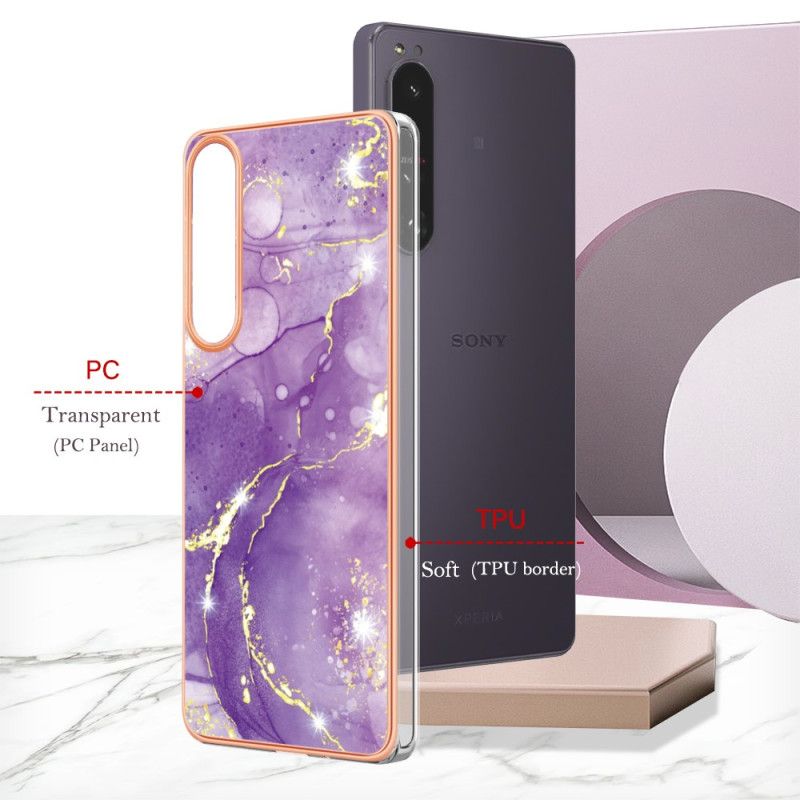 Kryt Sony Xperia 1 IV Farebný Mramor