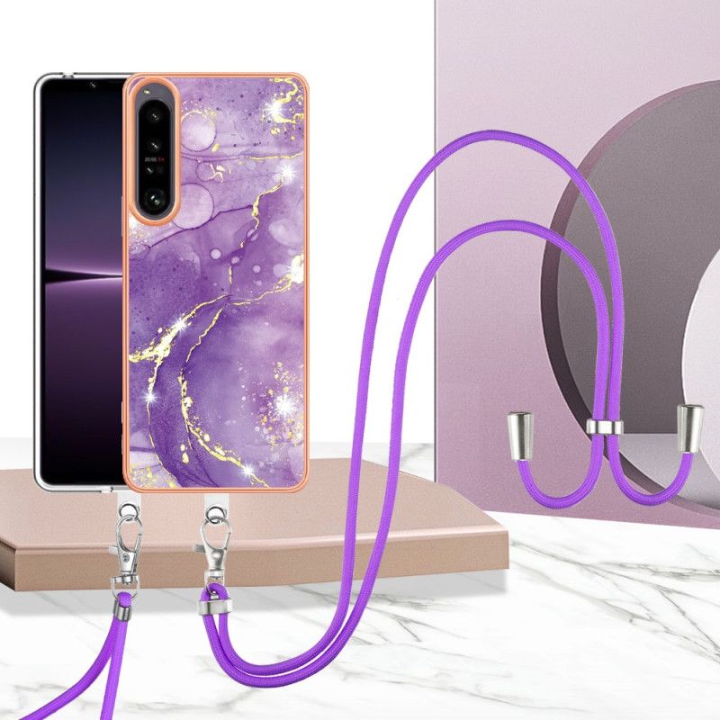 Kryt Sony Xperia 1 IV S Mramorovou Šnúrou