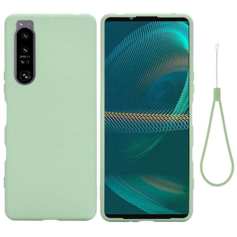 Kryt Sony Xperia 1 IV Tekutý Silikónový Pásik