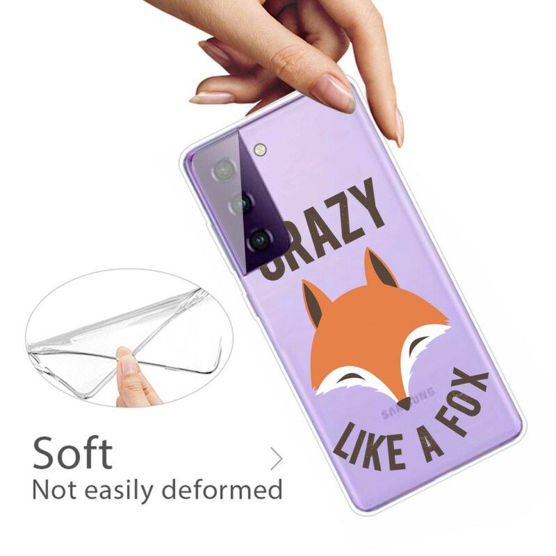 Kryt Samsung Galaxy S21 FE Fox / Crazy Like A Fox