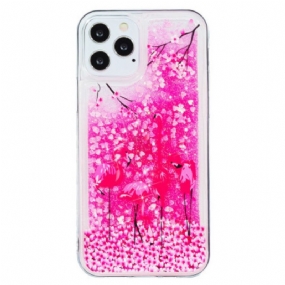 Kryt iPhone 15 Pro Max Flamingo Glitter