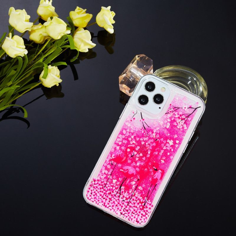 Kryt iPhone 15 Pro Max Flamingo Glitter