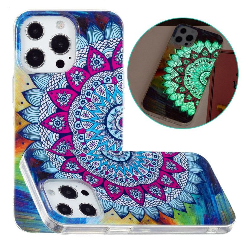 Kryt iPhone 15 Pro Max Fluorescenčná Mandala