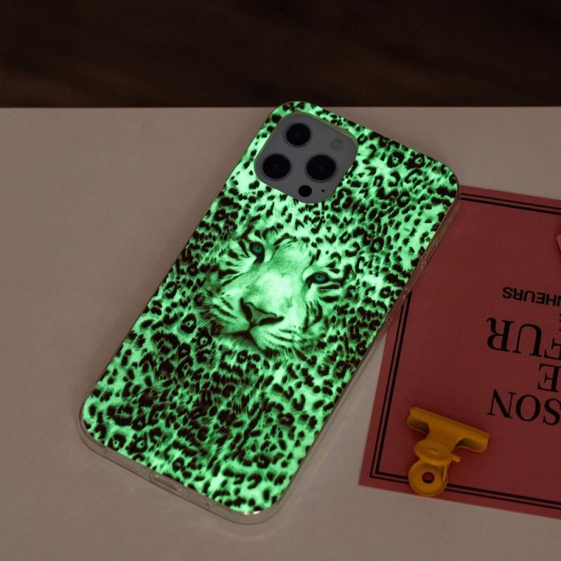 Kryt iPhone 15 Pro Max Fluorescenčný Leopard