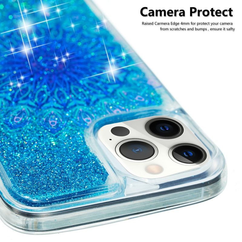 Kryt iPhone 15 Pro Max Mandala Glitter