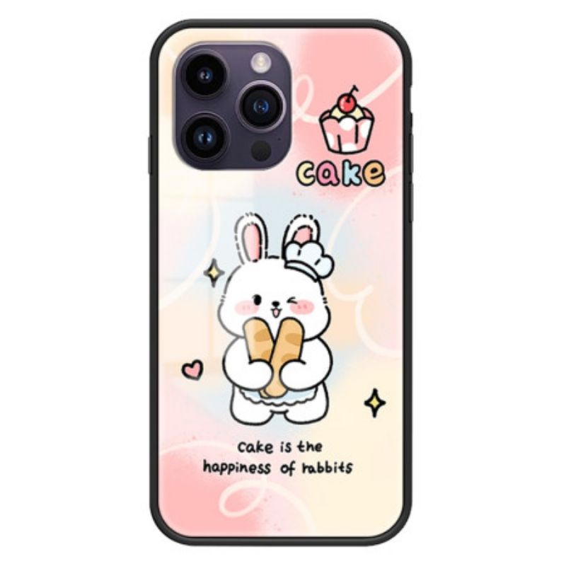 Kryt iPhone 15 Pro Max Tvrdené Sklo Happy Rabbit