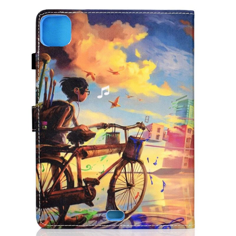 Kožené Puzdro iPad Pro 11" (2022) Bicykel Art