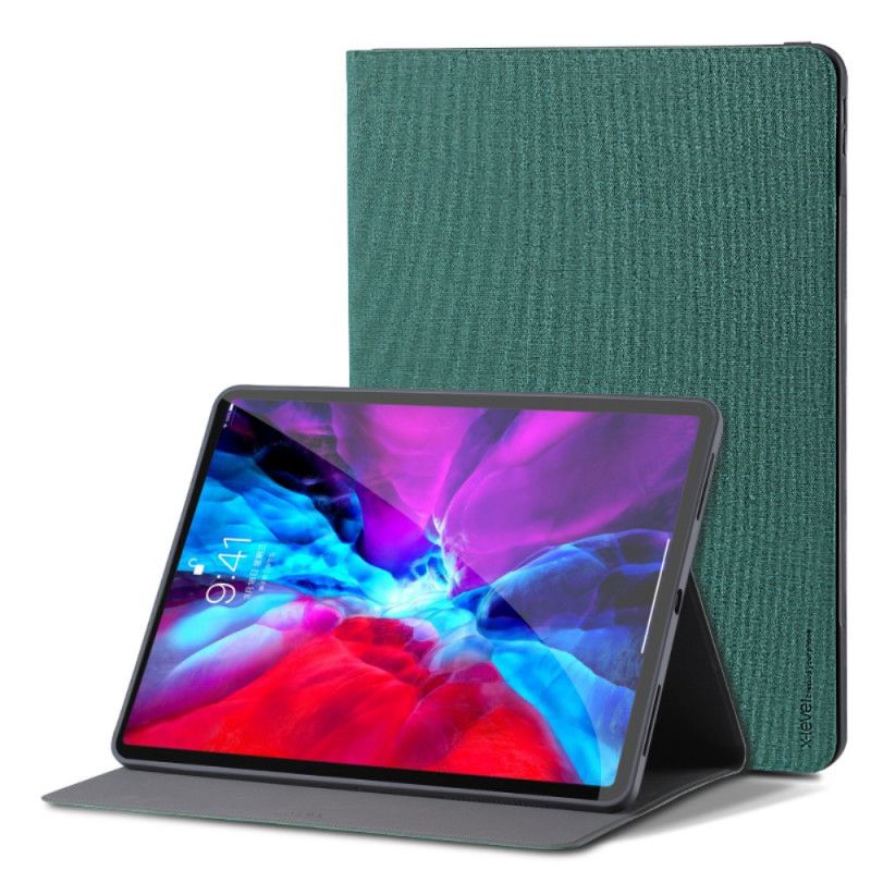 Peňaženkové Kožené Puzdro iPad Pro 12.9" (2020) Látka X-level