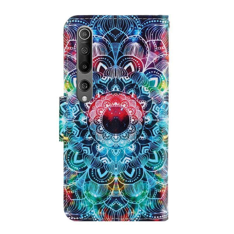 Kožené Puzdro Xiaomi Mi 10 / 10 Pro Okázalá Strappy Mandala