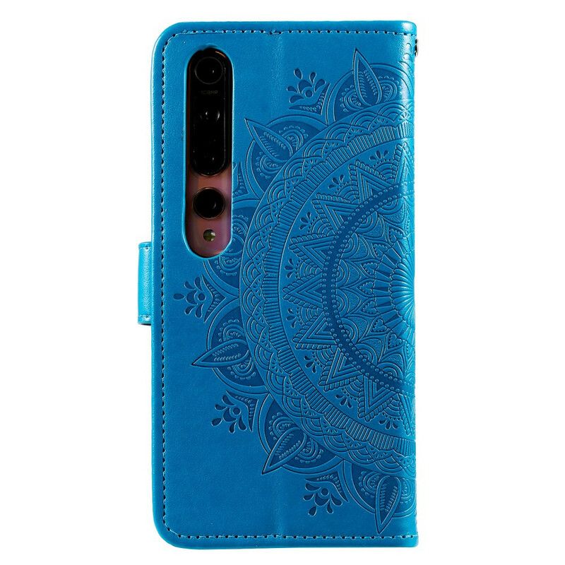 Kožené Puzdro Xiaomi Mi 10 / 10 Pro Slnečná Mandala