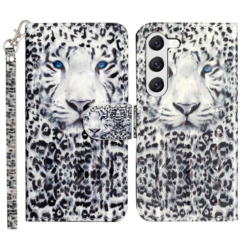 Puzdro Na Samsung Galaxy S24 5g Leopard So Šnúrkou