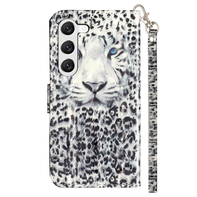 Puzdro Na Samsung Galaxy S24 5g Leopard So Šnúrkou