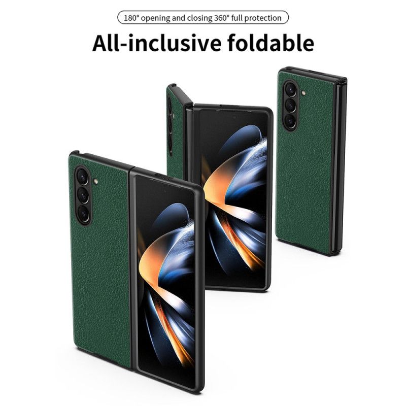 Kryt Na Samsung Galaxy Z Fold 6 Umelá Koža Litchi