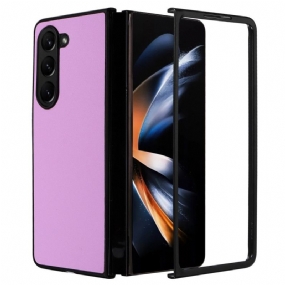 Kryt Samsung Galaxy Z Fold 6 Kožený Efekt