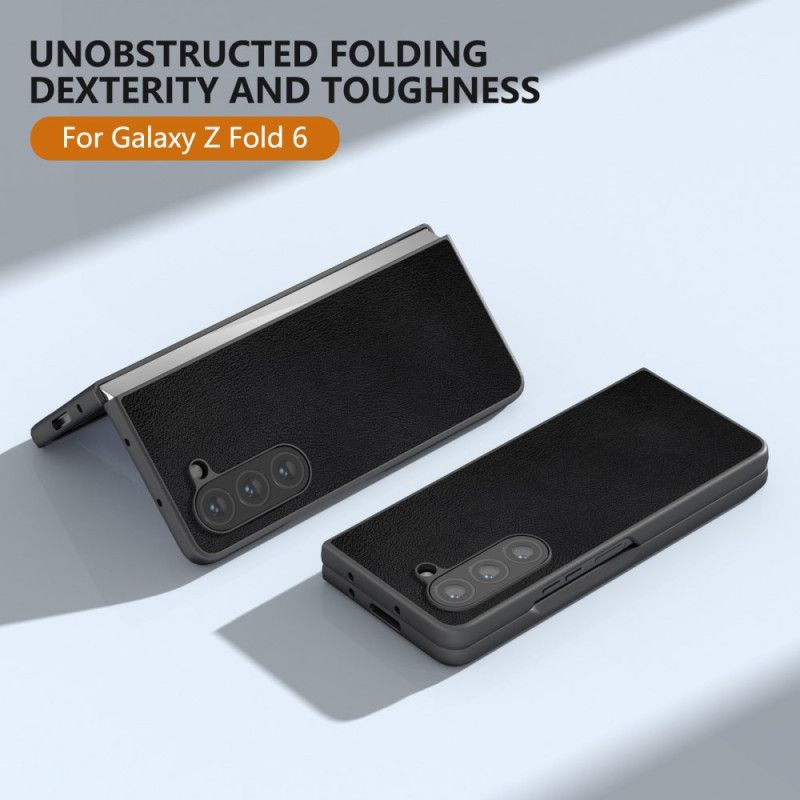 Kryt Samsung Galaxy Z Fold 6 Kožený Efekt