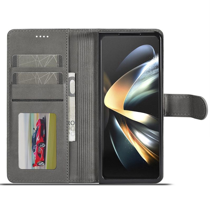 Puzdro Na Samsung Galaxy Z Fold 6 Imitácia Kože Lc.imeeke