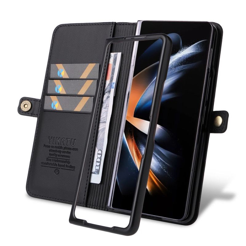 Puzdro Na Samsung Galaxy Z Fold 6 Umelá Koža Yikatu