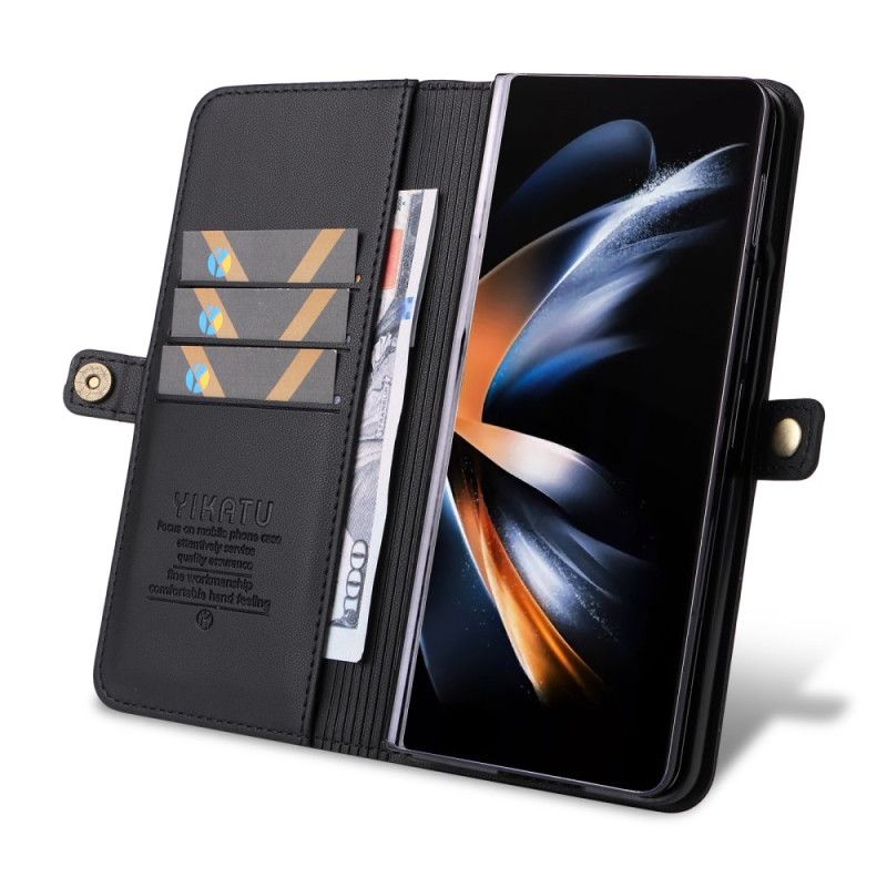 Puzdro Na Samsung Galaxy Z Fold 6 Umelá Koža Yikatu