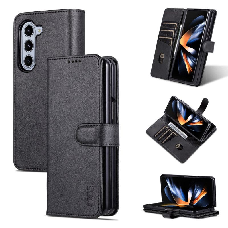 Puzdro Samsung Galaxy Z Fold 6 Kožený Štýl Azns