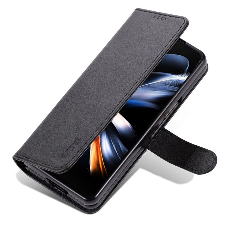 Puzdro Samsung Galaxy Z Fold 6 Kožený Štýl Azns