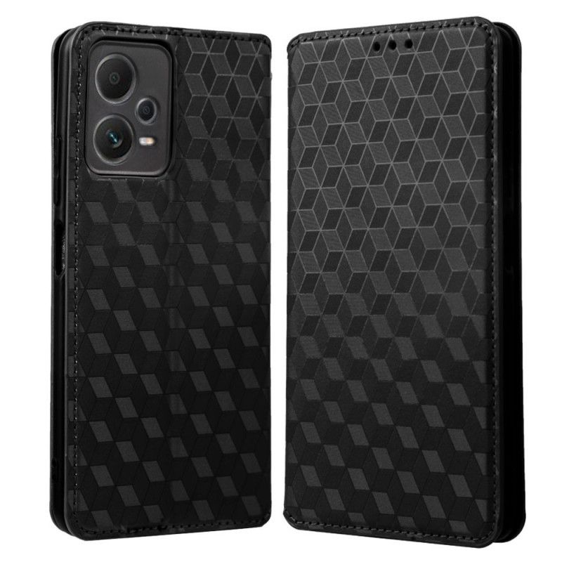 Flipové Puzdro Xiaomi Redmi Note 12 Pro Kožené Puzdro 3d Vzor