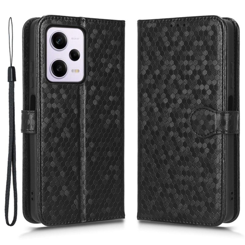 Kožené Puzdro Xiaomi Redmi Note 12 Pro 3d Pattern Strappy