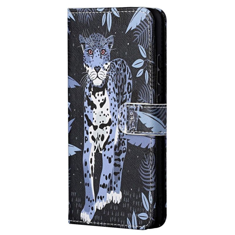 Flipové Puzdro Samsung Galaxy S23 5G Strappy Leopard