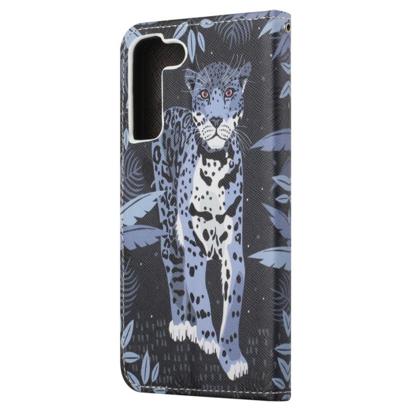 Flipové Puzdro Samsung Galaxy S23 5G Strappy Leopard