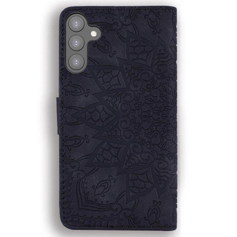 Flipové Puzdro Samsung Galaxy S23 5G Štýlová Strappy Mandala