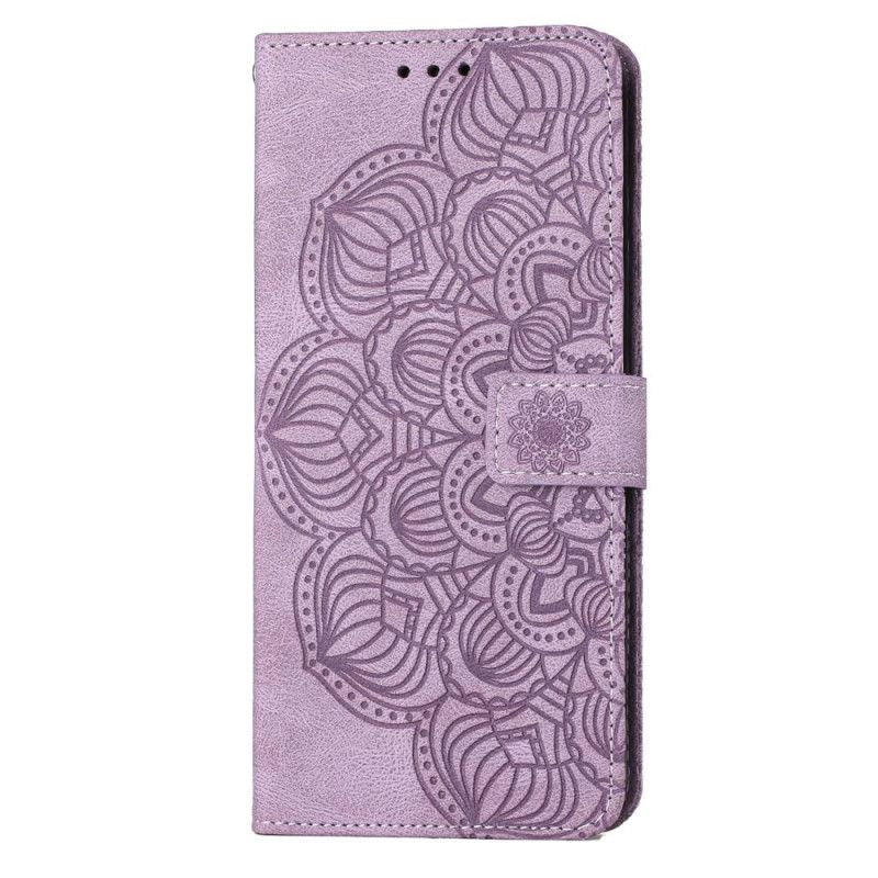 Kožené Puzdro Samsung Galaxy S23 5G Strappy Mandala