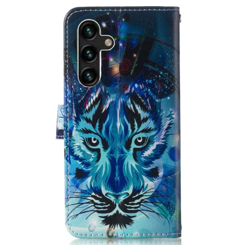 Kožené Puzdro Samsung Galaxy S23 5G Tiger So Šnúrkou