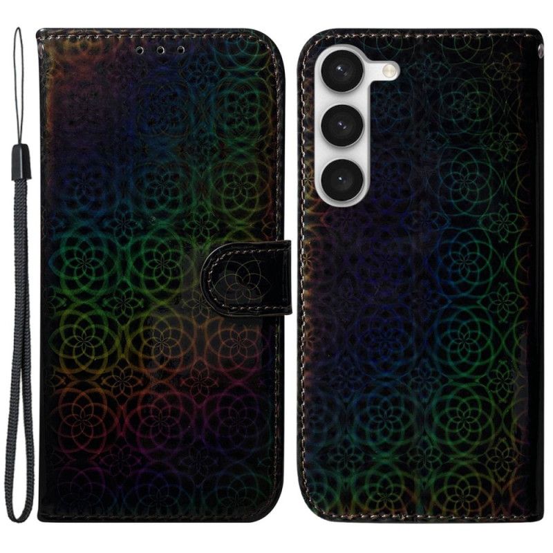 Peňaženkový Kryt Samsung Galaxy S23 5G Disco-štýl