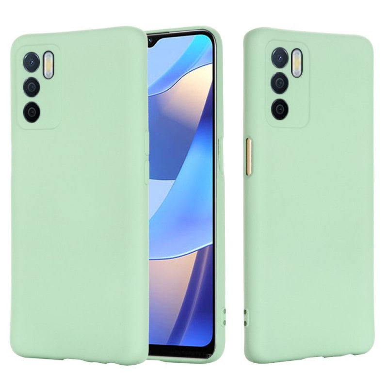 Kryt Oppo A16 / A16s Tekutý Silikón So Šnúrkou