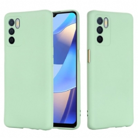 Kryt Oppo A16 / A16s Tekutý Silikón So Šnúrkou